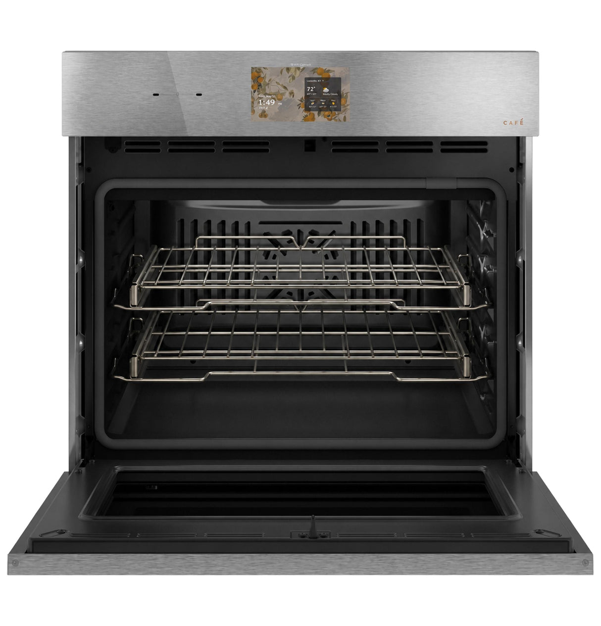 CAF(EBACK)™ 30" Smart Built-In Convection Single Wall Oven in Platinum Glass