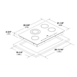 30" glass-ceramic COOKTOP