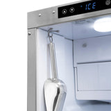 ZLINE 15 in. Touchstone Gourmet Ice Maker with Drain Pump and Black Stainless Steel Door (IGMD-BS-15)