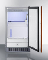 18" Wide Clear Icemaker, ADA Compliant (panel Not Included)