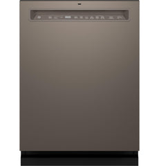 GE® ENERGY STAR® Front Control with Stainless Steel Interior Dishwasher with Sanitize Cycle