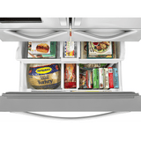 36-inch Wide Double Drawer French Door Refrigerator with Dual Cooling System - 26 cu. ft.