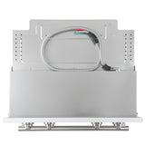 Forno Vomero 30-Inch Double Wall Oven, White, 10 cu.ft Total Capacity, 7100W Convection, Mechanical Controls, Manuel Steam Clean