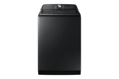 5.4 cu. ft. Extra-Large Capacity Smart Top Load Washer with ActiveWave™ Agitator and Super Speed Wash in Brushed Black