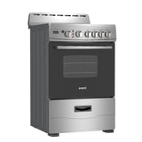 Avanti 24-Inch Freestanding Electric Range with Ceramic Glass Cooktop and Digital Timer, in Stainless Steel (CERU240P3S)