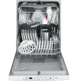 GE® Top Control with Plastic Interior Dishwasher with Sanitize Cycle & Dry Boost