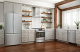 800 Series Dual Fuel Slide-in Range 30" Stainless Steel