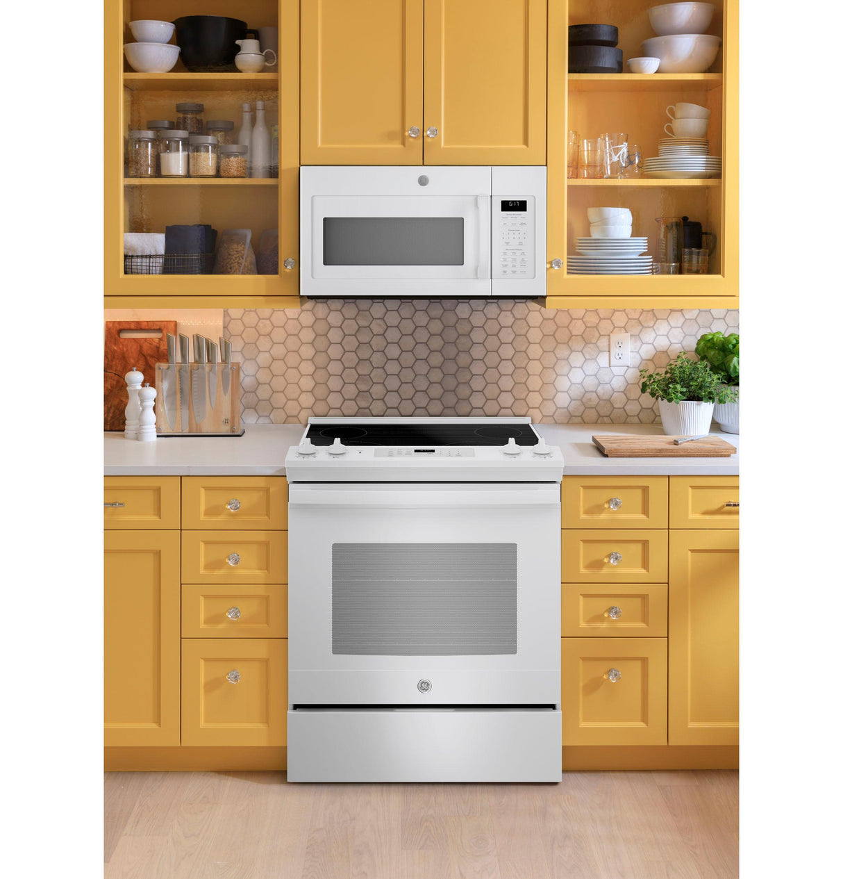 GE® 30" Slide-In Electric Range