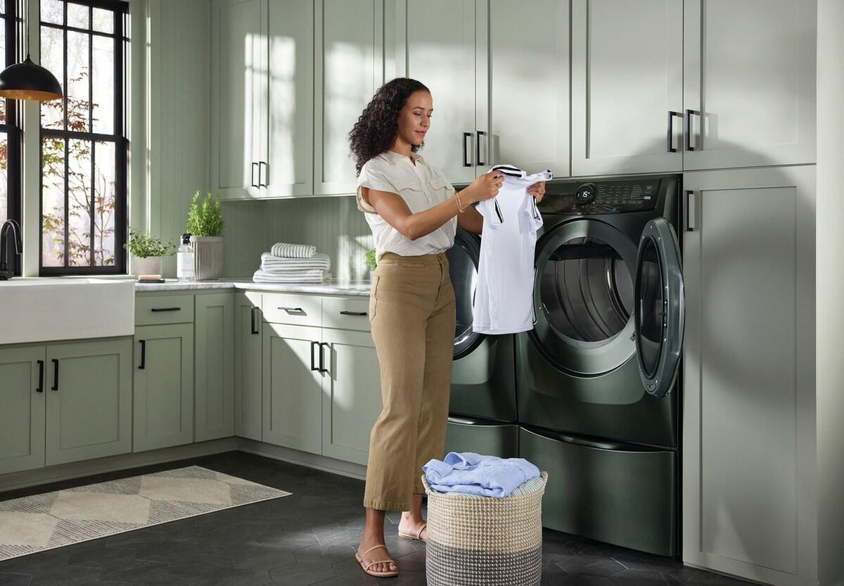 Front Load Perfect Steam™ Electric Dryer with Balanced Dry™ and Instant Refresh - 8.0 Cu. Ft.