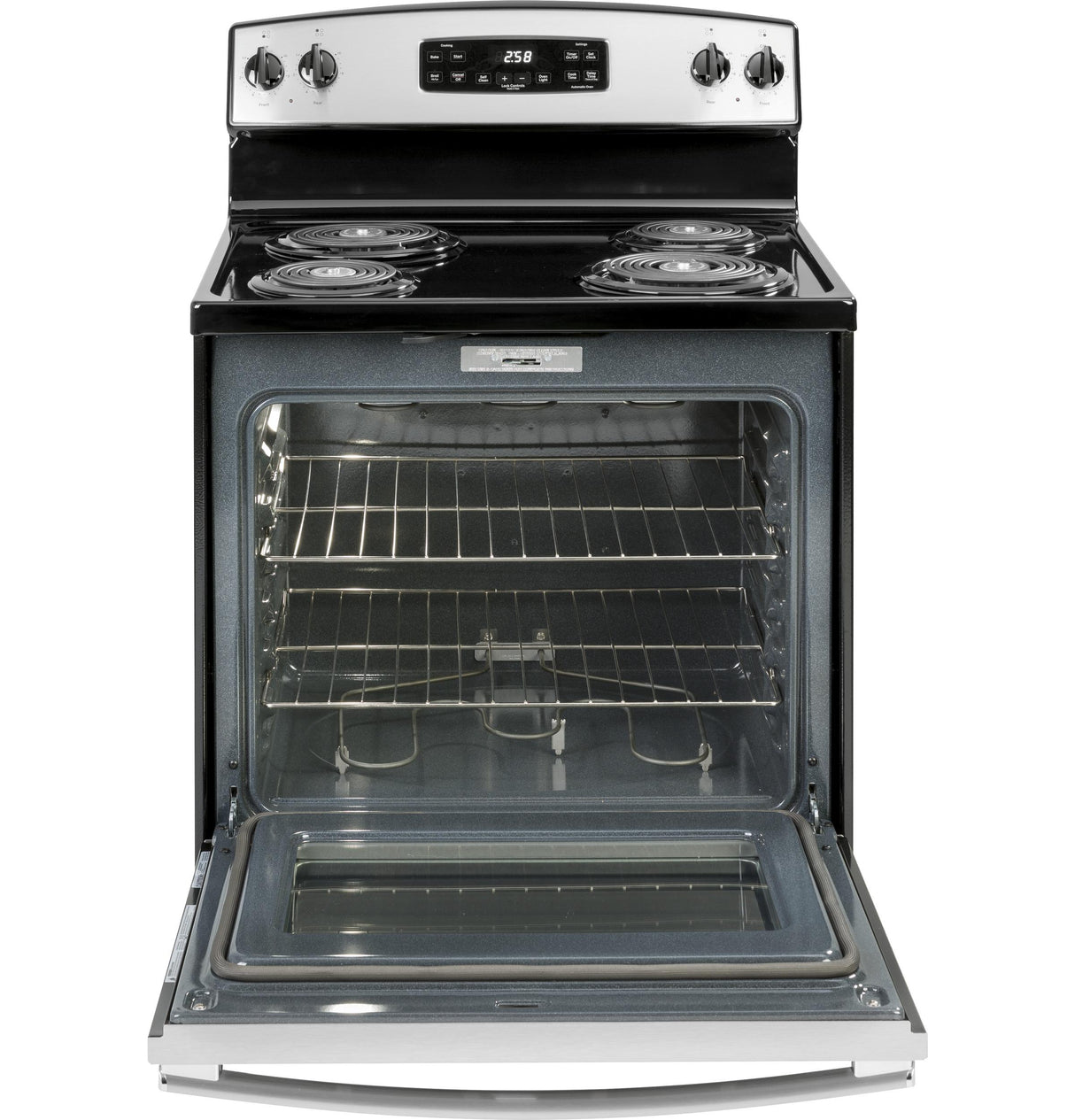 GE® 30" Free-Standing Self-Clean Electric Range