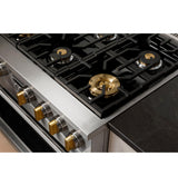 Monogram 36" Dual-Fuel Professional Range with 4 Burners and Griddle