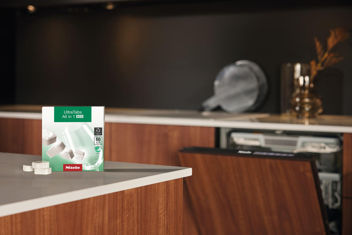 UltraTabs All in 1 ECO, 60 tabs - for best cleaning results, certified with Nordic Swan Ecolabel.