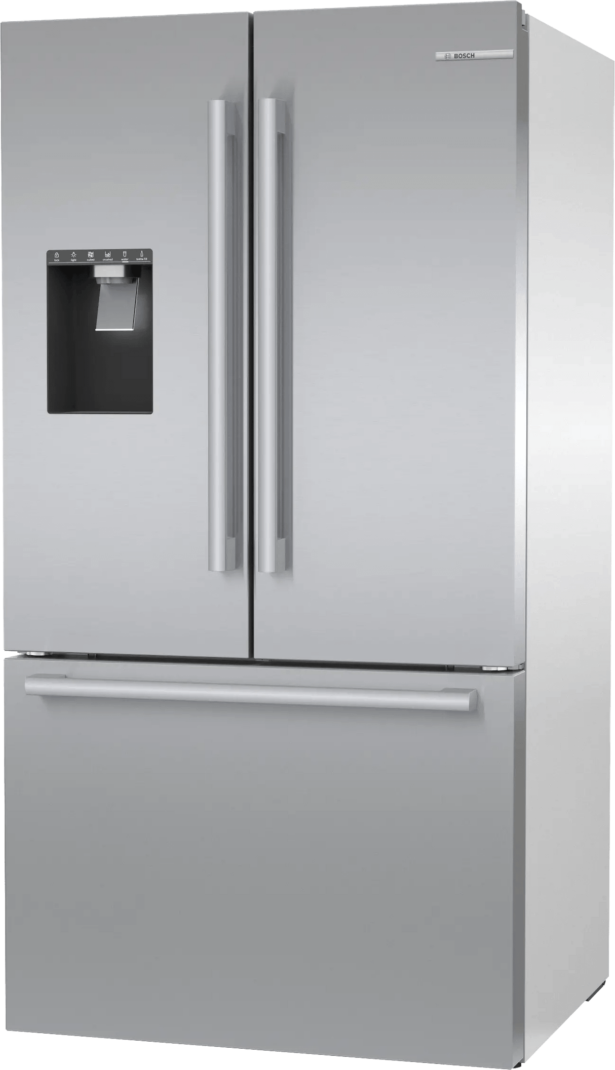500 Series French Door Bottom Mount Refrigerator 36" Stainless steel (with anti-fingerprint), Total No Frost
