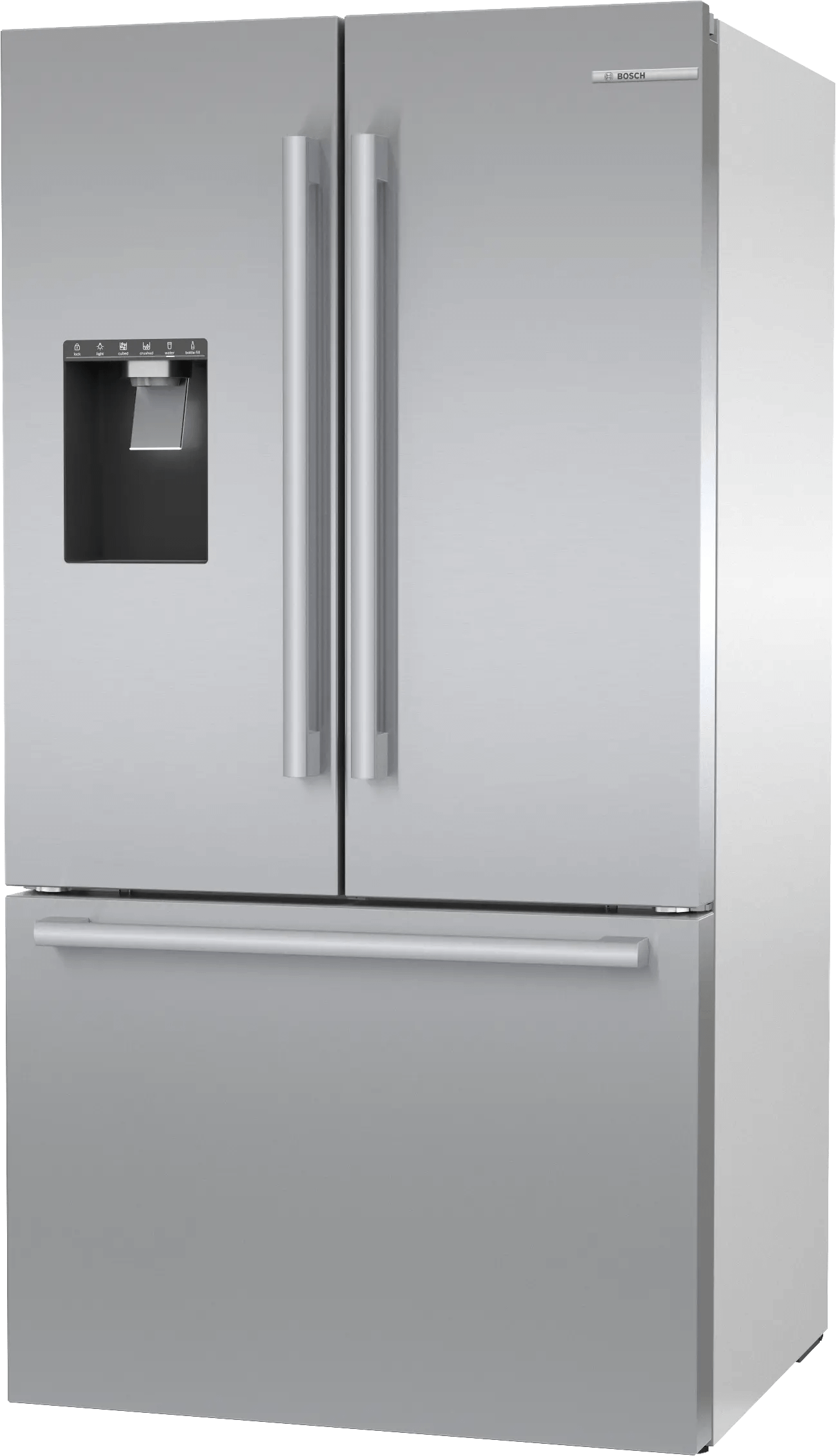 500 Series French Door Bottom Mount Refrigerator 36" Stainless steel (with anti-fingerprint), Total No Frost