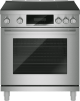 800 Series, Induction freestanding range cooker, Stainless steel