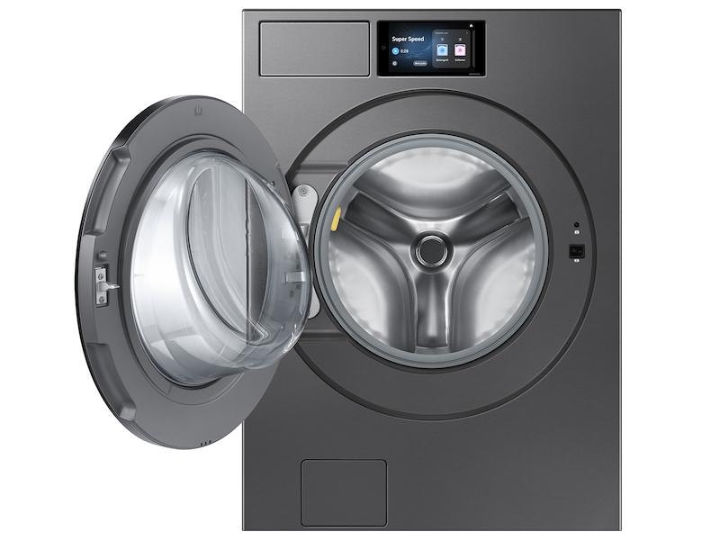 5.3 cu. ft. Bespoke AI Ultra Capacity Front Load Washer with AI Home and AI OptiWash+ in Dark Steel