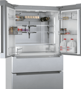800 Series French Door Bottom Mount Refrigerator 36" Stainless steel (with anti-fingerprint)