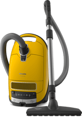Complete C3 Calima PowerLine - SGFE0 Curry yellow - canister vacuum cleaners with HEPA filter for the greatest Filtration demands.