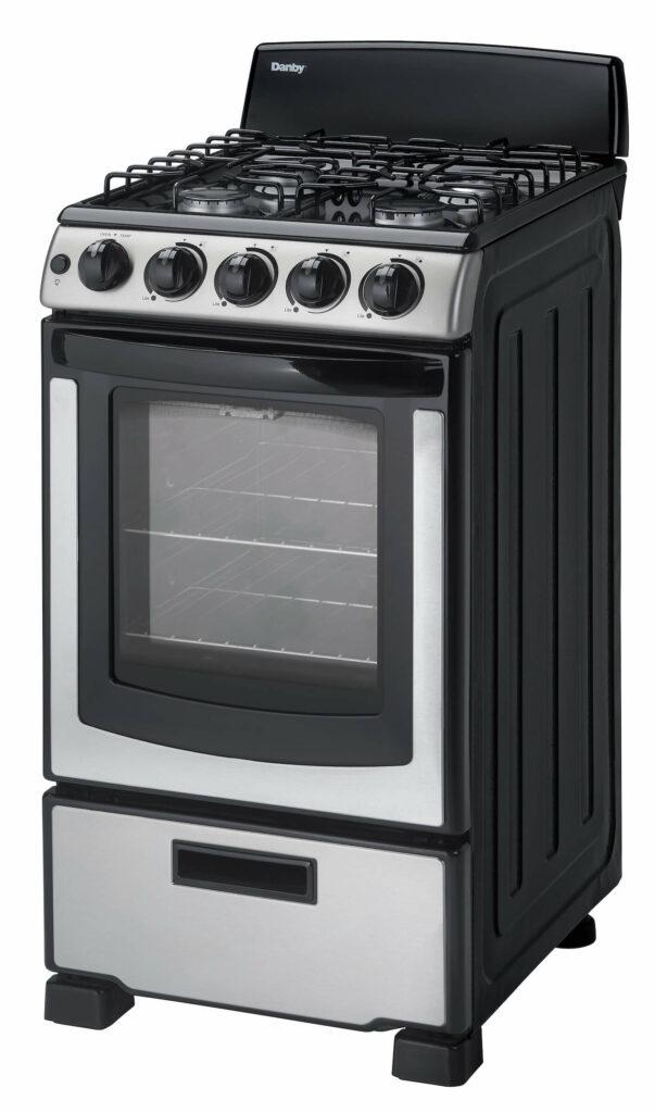 Danby 20" Wide Gas Range in Stainless Steel