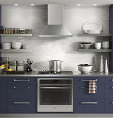 GE Profile 30" Wall-Mount Pyramid Chimney Vent Hood with Clean Air Sensors