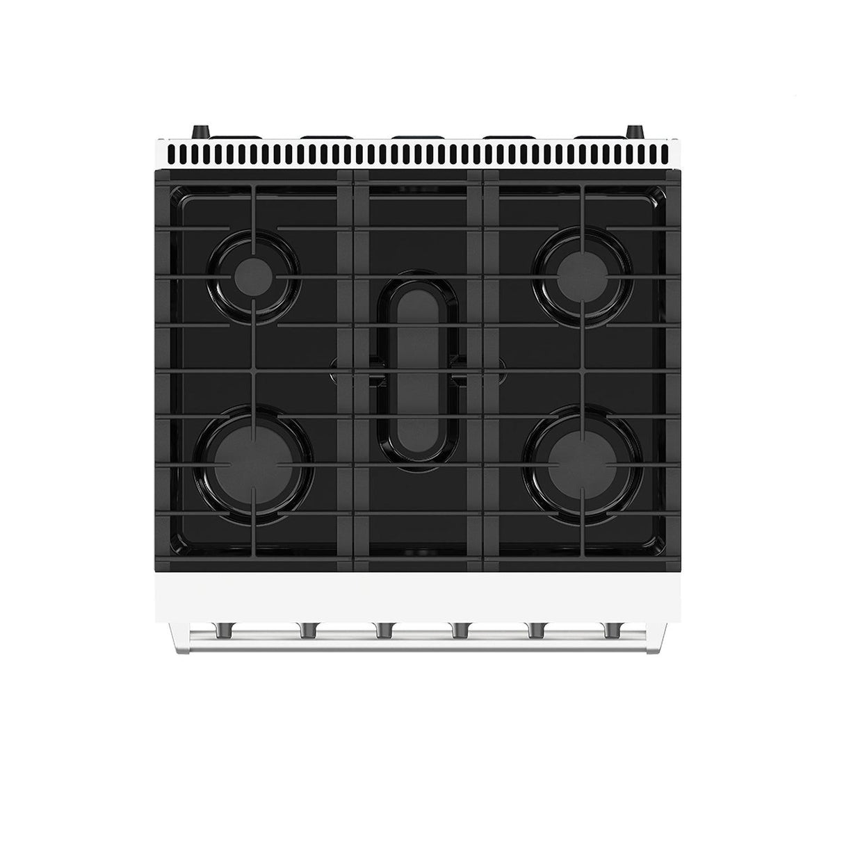 30 Inch Professional Gas Range In White