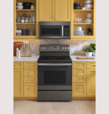 GE® 30" Free-Standing Electric Convection Range with No Preheat Air Fry