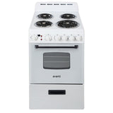 Avanti 20" Electric Range - Stainless Steel