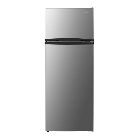 Avanti 7.5 cu. ft. Apartment Size Refrigerator, Top Freezer, Reversible Doors, Adjustable Glass Shelves, ENERGY STAR®, in Stainless Steel (RA7501BS)