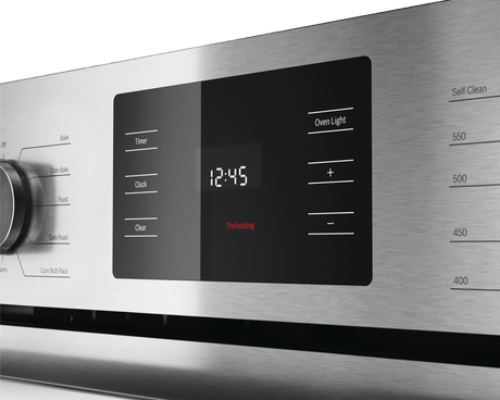 500 Series, 30", Single Wall Oven, SS, EU Convection, Knob Control