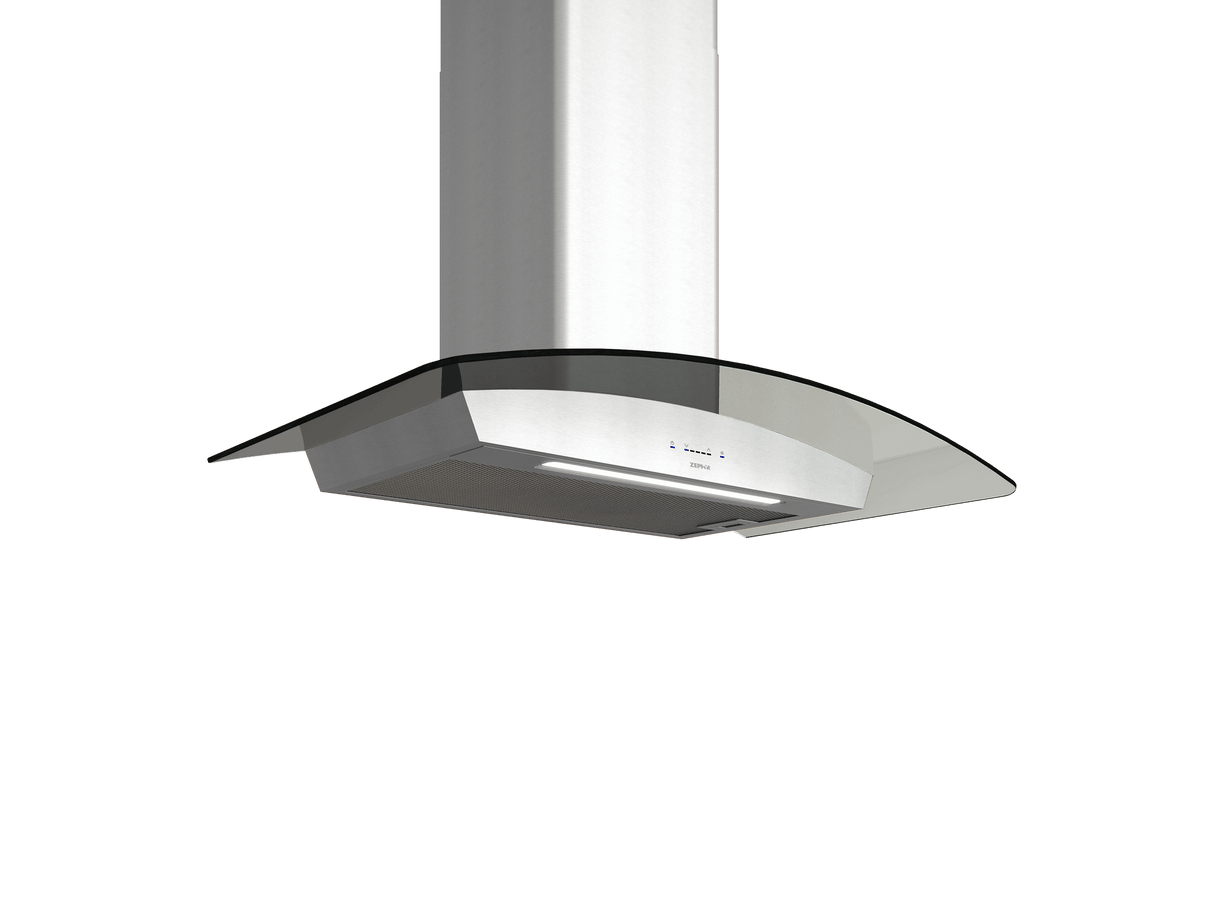 Ravenna, Wall, 30", SS+Gray Glass, ACT, LED