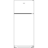 Hotpoint® 15.6 Cu. Ft. Recessed Handle Top-Freezer Refrigerator