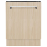 ZLINE 24" Tallac Series 3rd Rack Dishwasher in Custom Panel Ready with Stainless Steel Tub, 51dBa (DWV-24)