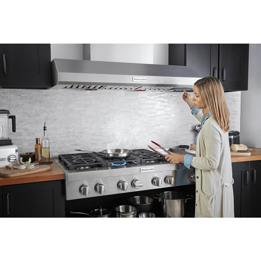 48'' 585 or 1170 CFM Motor Class Commercial-Style Wall-Mount Canopy Range Hood