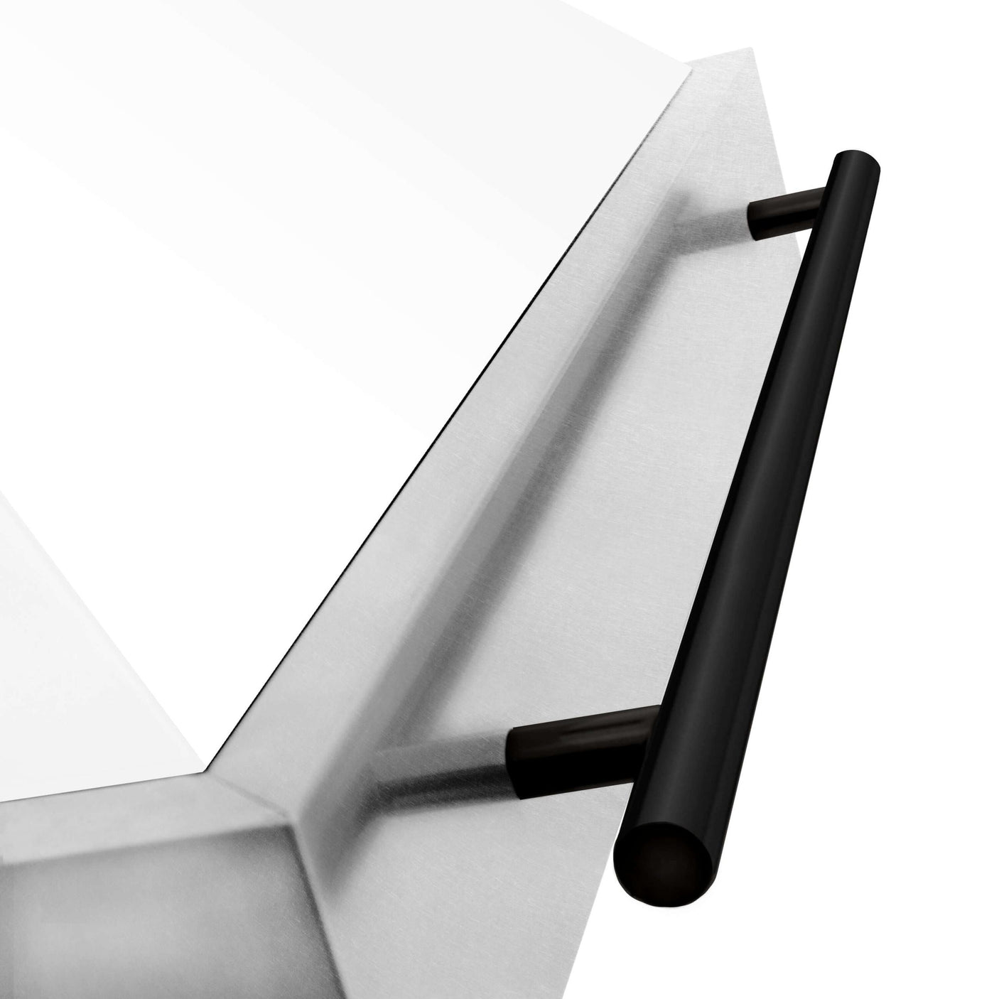 36 in. ZLINE Autograph Edition DuraSnow Stainless Steel Range Hood with White Matte Shell and Accented Handle (8654SNZ-WM36) [Color: Matte Black]