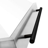 36 in. ZLINE Autograph Edition DuraSnow Stainless Steel Range Hood with White Matte Shell and Accented Handle (8654SNZ-WM36) [Color: Matte Black]