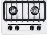 24" Wide 4-burner Gas Cooktop
