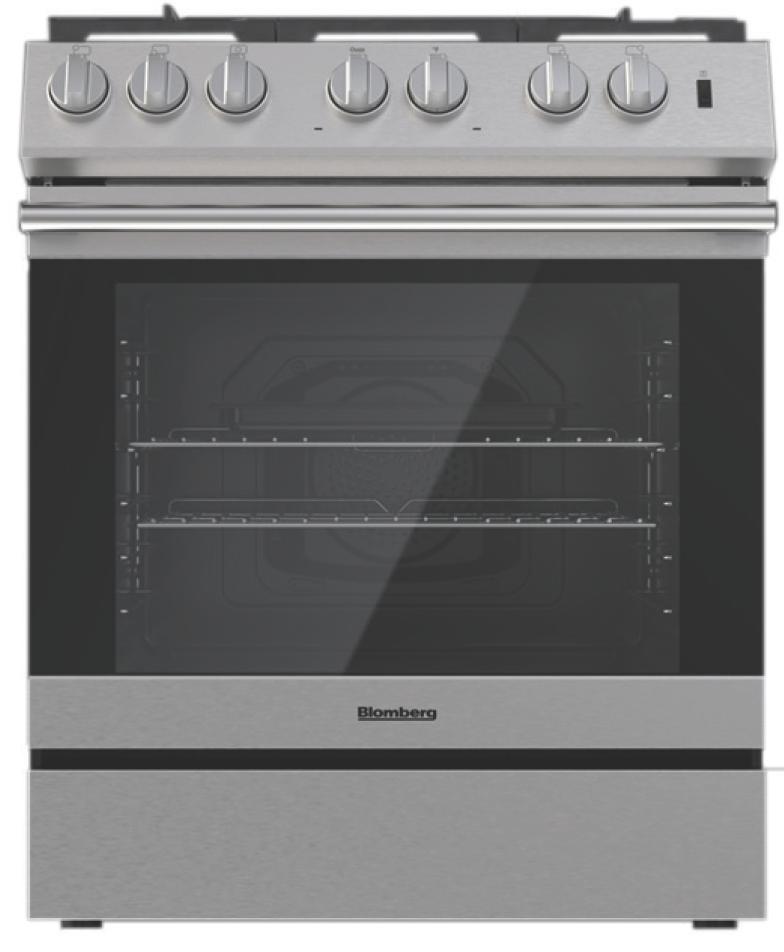 30" Gas Slide In Range with 5.2 cu ft Convection Oven