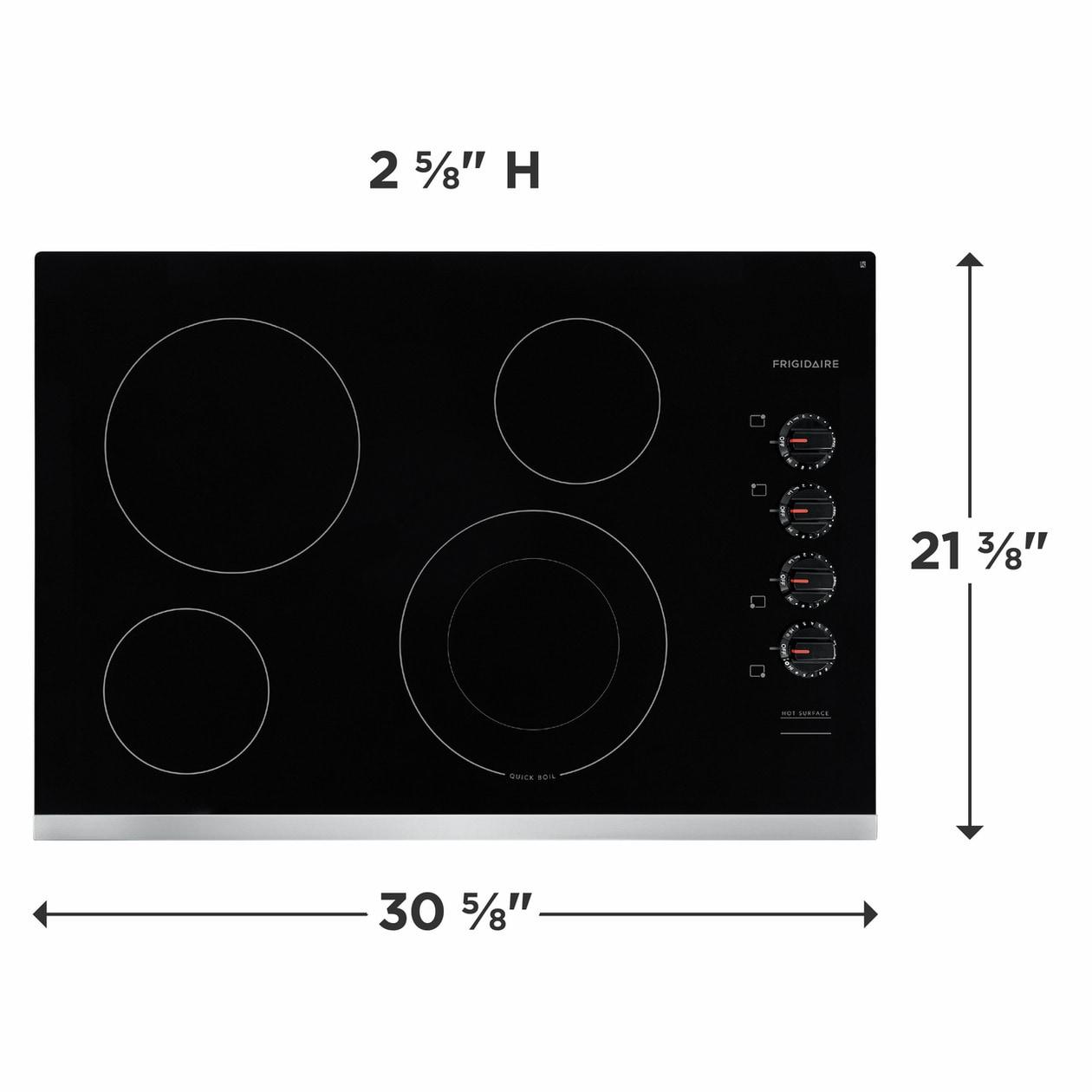30" Electric Cooktop