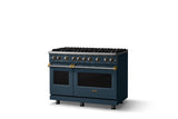 48"W. Sealed Burner Gas Range (Burner: 8b, Finish: Squall, Trim: Polished Chrome, Fuel: Propane)