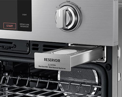 30" Steam-Assisted Single Wall Oven, Silver Stainless Steel