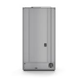 36 Inch 20.3 Cu Ft French Door Counter Depth Refrigerator With Ice Maker In Stainless Steel/navy Blue  Gordon Ramsay Series