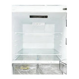 Verona VEFTF3324RSL 33 inch Top Freezer Refrigerator with 24 cu. ft. Total Capacity, Reversible Doors, Recessed Handle, Energy Star (Stainless Steel Look)