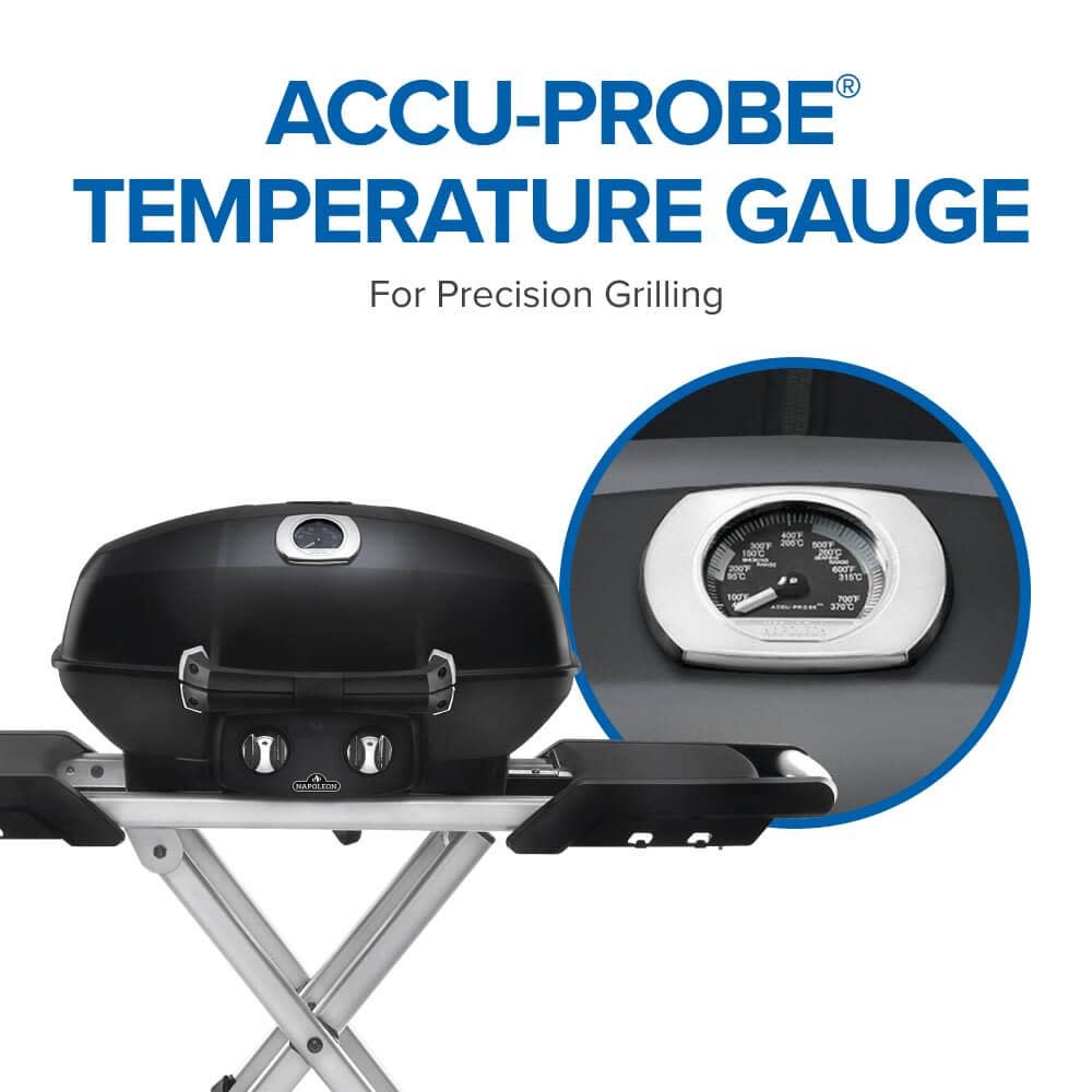 TravelQ PRO285X with Scissor Cart , Propane, Black