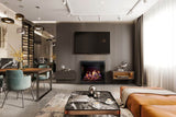 Elevation? X 36 Electric Fireplace with LCD Enhancement