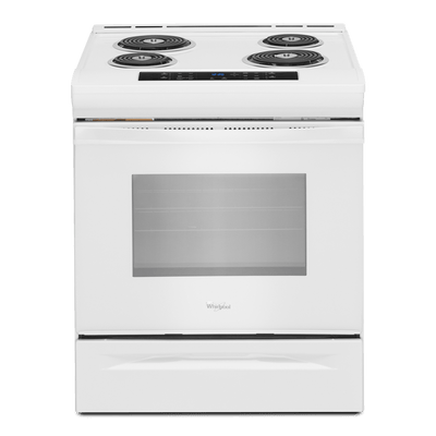 4.8 cu. ft. Guided Electric Front Control Coil Range