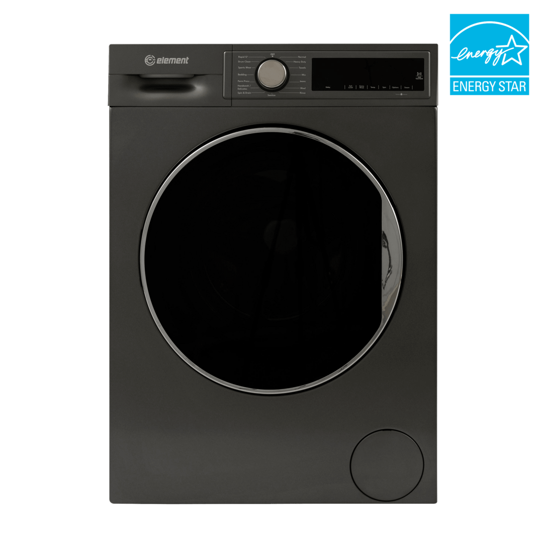 Element 24-inch 2.2 cu. ft. Front Load Washer - Gray, ENERGY STAR (ECW2224EGG)