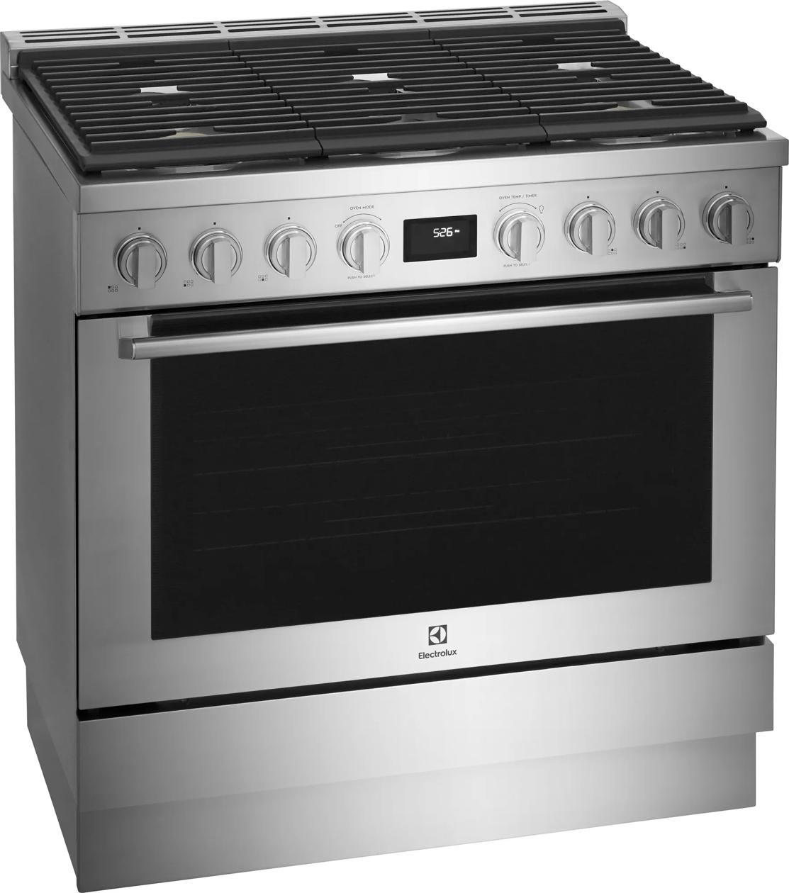 36" Dual-Fuel Freestanding Range