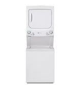 GE Unitized Spacemaker® ENERGY STAR® 3.9 cu. ft. Capacity Washer with Stainless Steel Basket and 5.9 cu. ft. Capacity Gas Dryer