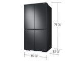 29 cu. ft. Smart 4-Door Flex™ Refrigerator with Beverage Center and Dual Ice Maker in Black Stainless Steel