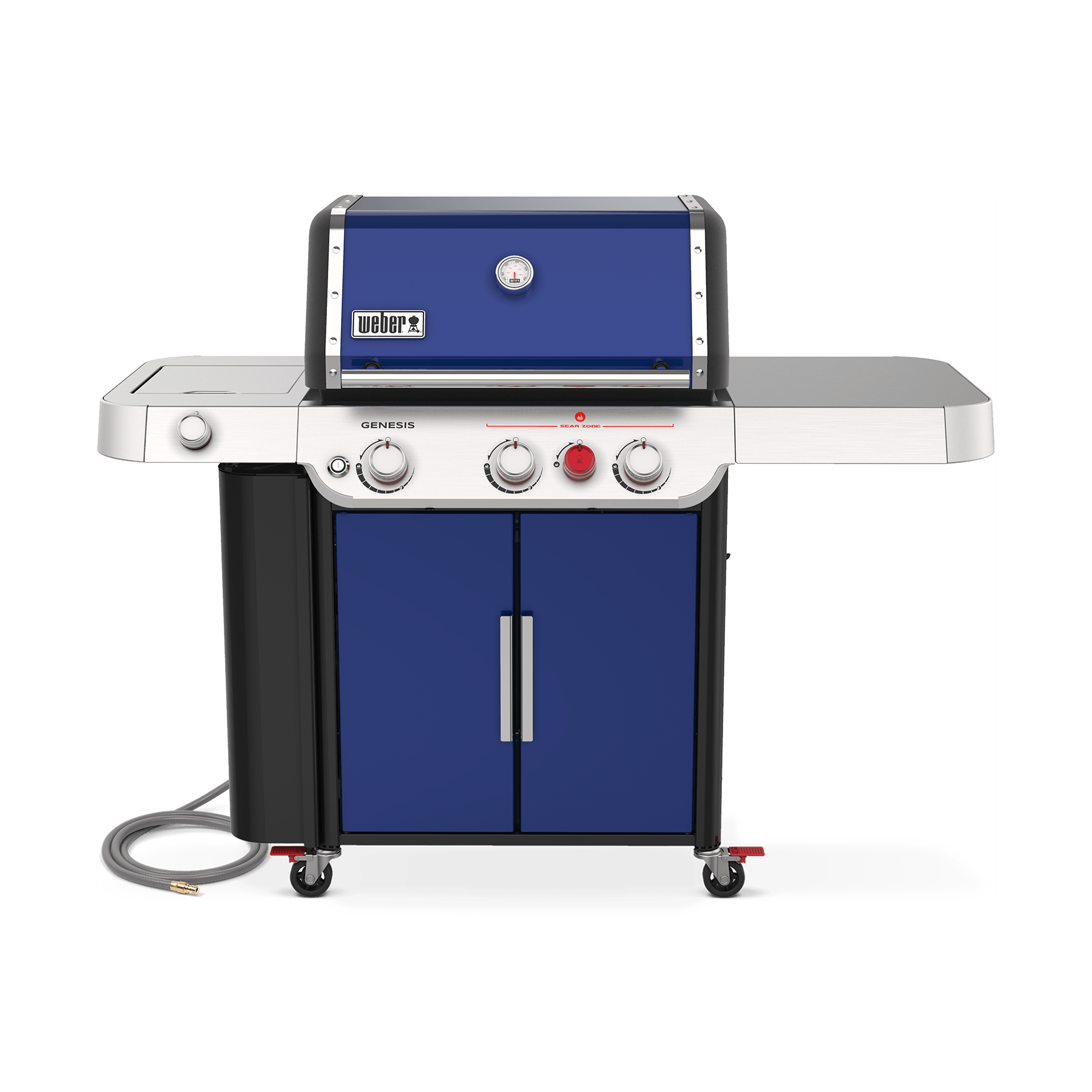 Genesis E-335 Gas Grill (Natural Gas) - Deep Ocean Blue